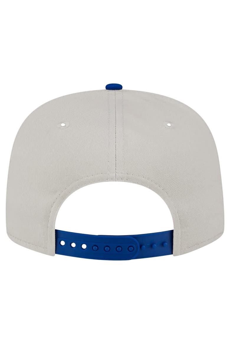 Men's New Era Cream Texas Rangers Iron Golfer Snapback Hat, Alternate, color, Cream
