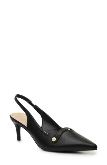 NICOLE MILLER NICOLE MILLER POINTED TOE SLINGBACK PUMP