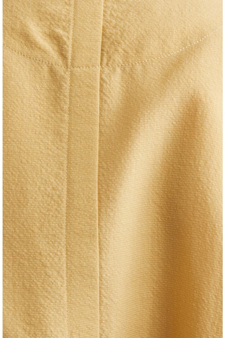 Buckled Strap Wool & Silk Coat, Alternate, color, BEIGE