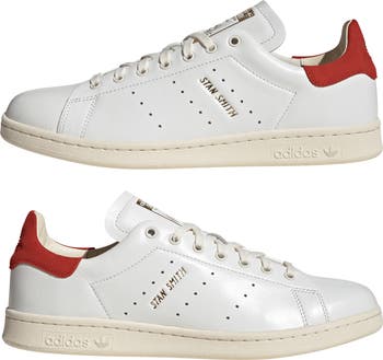 Adidas stan smith white red best sale