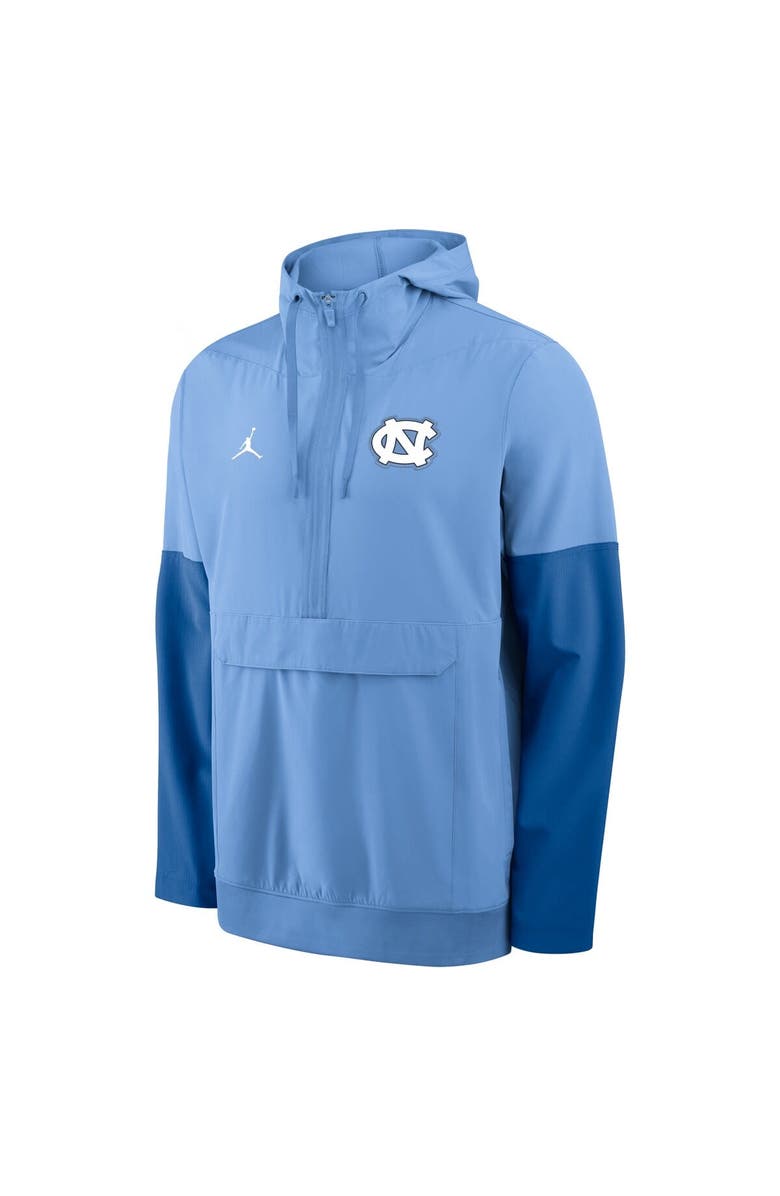 Nike Men's Nike Carolina Blue North Carolina Tar Heels Anorak Half-Zip Hoodie Jacket, Alternate, color, Light Blue