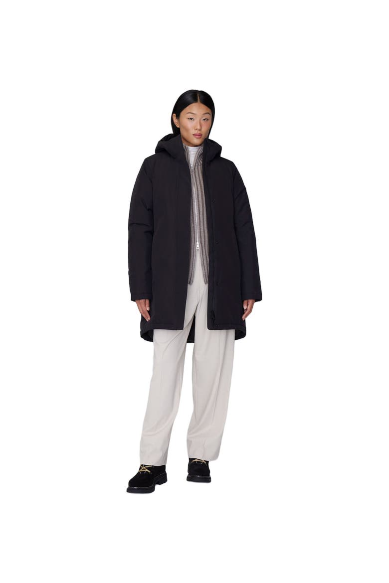 MAEVA | Hooded Insulated Winter Jacket, Alternate, color, Black
