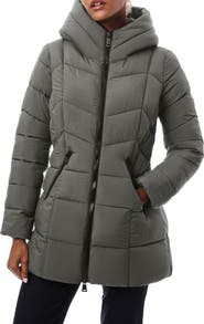 Bernardo Hooded Water Resistant Puffer Jacket