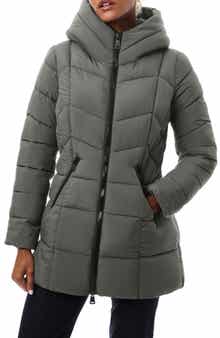 Bernardo Hooded Water Resistant Puffer Jacket