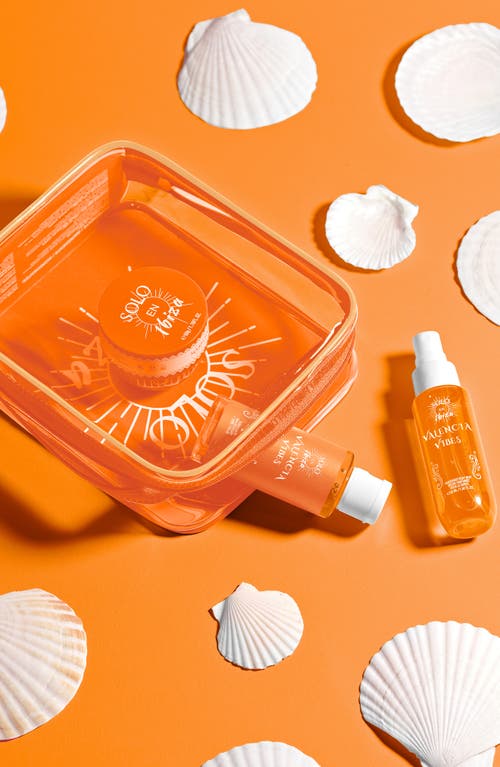 Lovery 4-pc. Bath And Body Care Gift Set In Orange