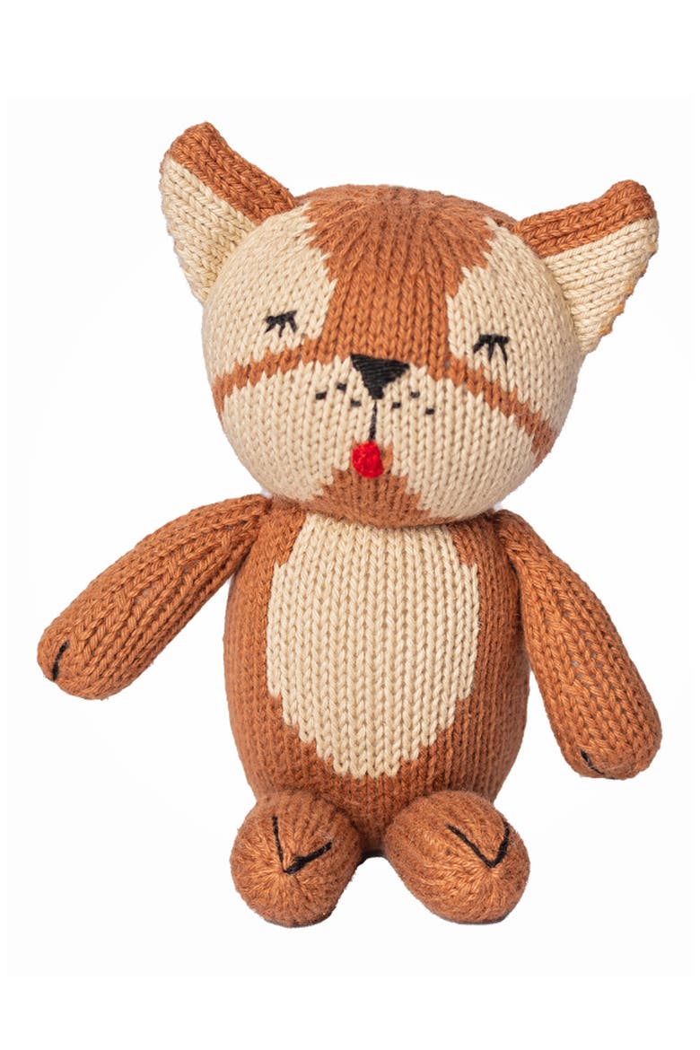 Baby Frenchie Cotton Stuffed Animal, Main, color, ALMOND