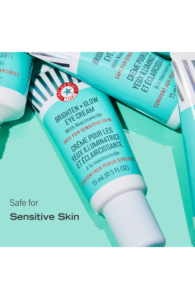 First Aid Beauty Brighten + Glow Eye Cream with Niacinamide, Alternate, color,