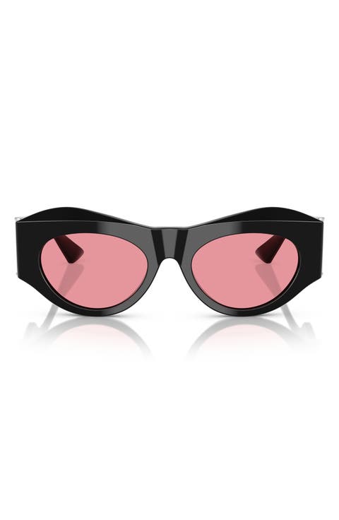 52mm Oval Sunglasses