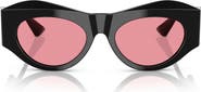 Versace 52mm Oval Sunglasses