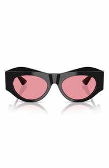 Versace 52mm Oval Sunglasses