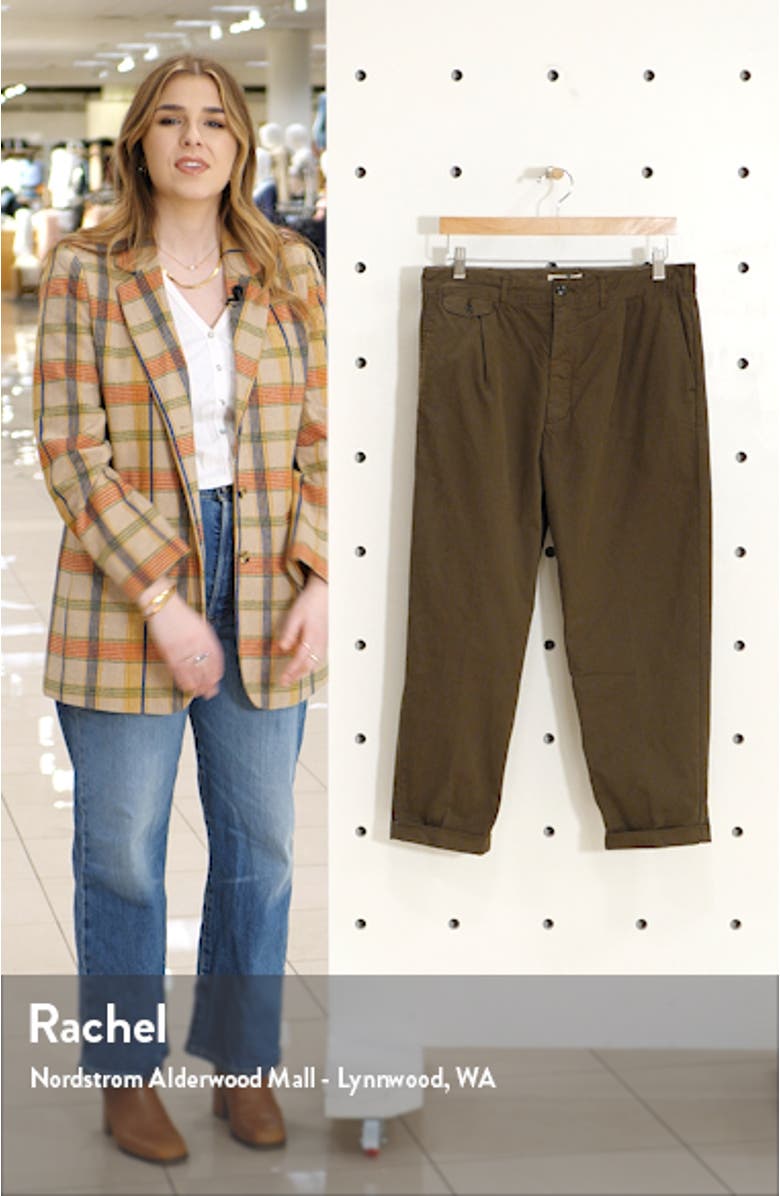 Standard Pleated Straight Leg Chinos, sales video thumbnail