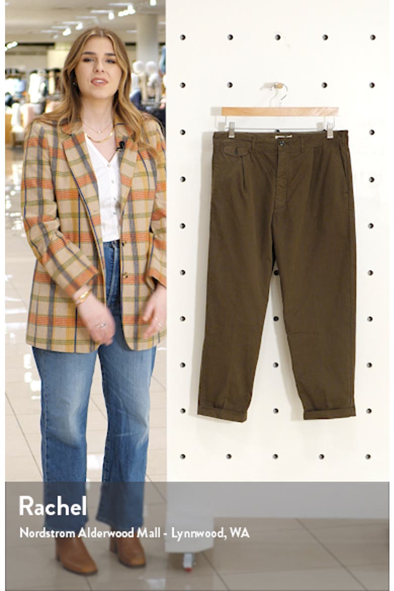 Standard Pleated Straight Leg Chinos video