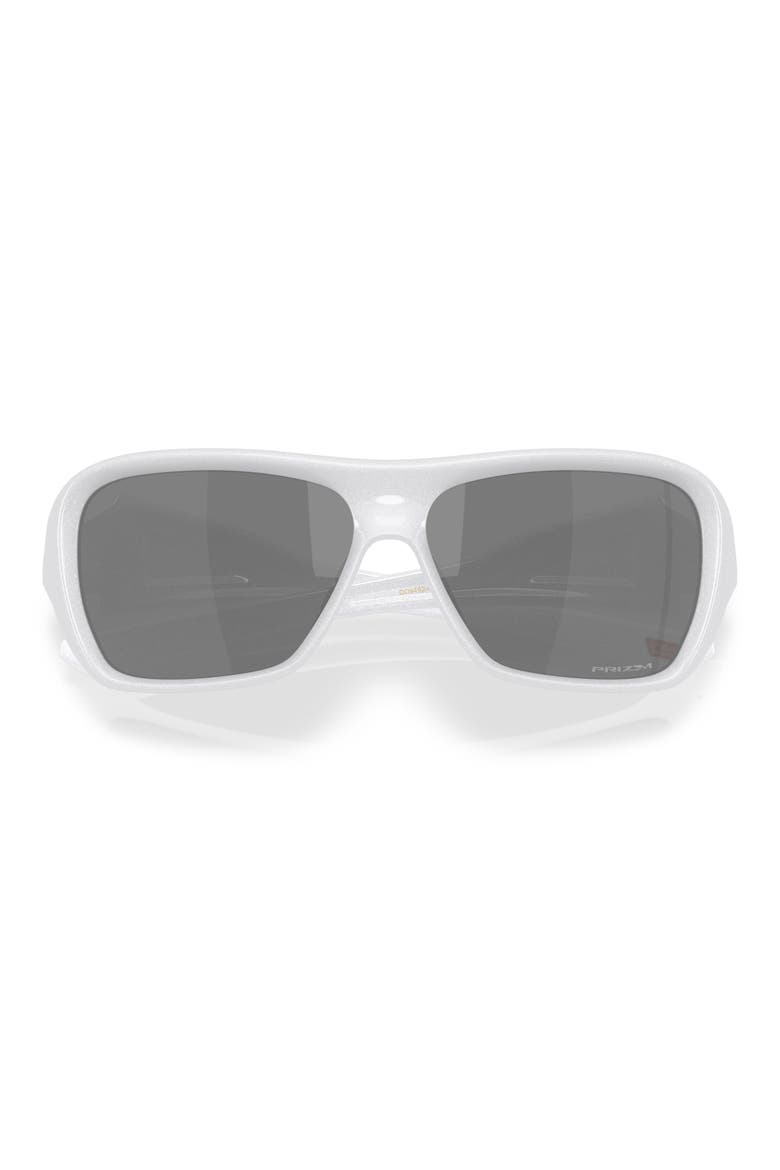 60mm Prizm™ Rectangular Sunglasses, Alternate, color, BLACK WHITE