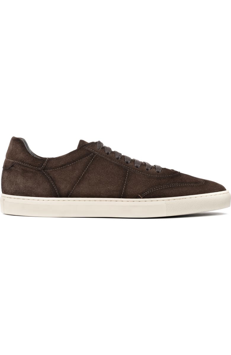 TO BOOT NEW YORK Wilton Suede Low Top Sneaker, Alternate, color, Dark Brown