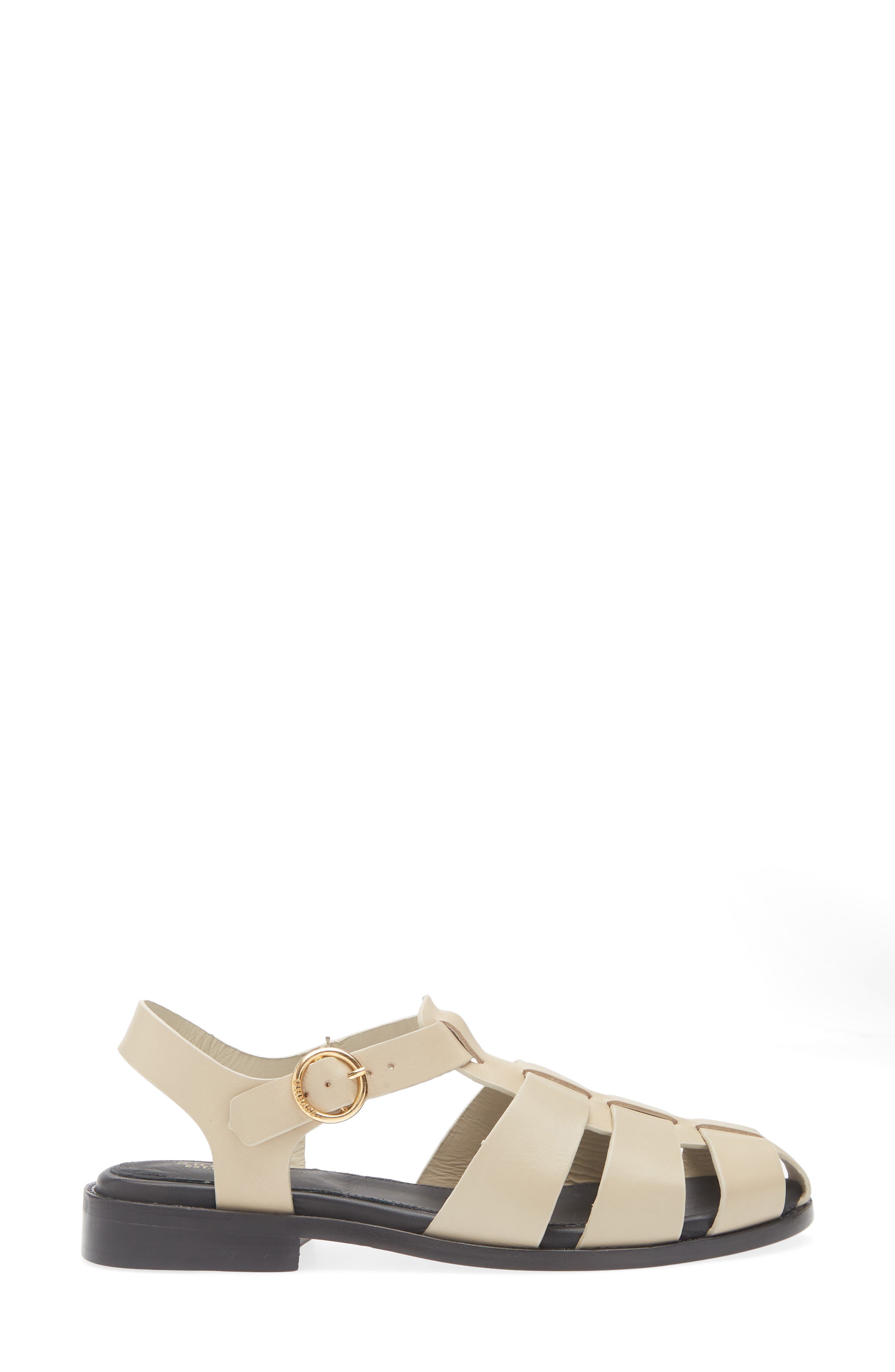 G.H.BASS Fisherman Sandal, Alternate, color, Off White