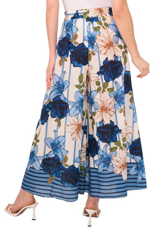 Cece Wide Leg Pants In Blue