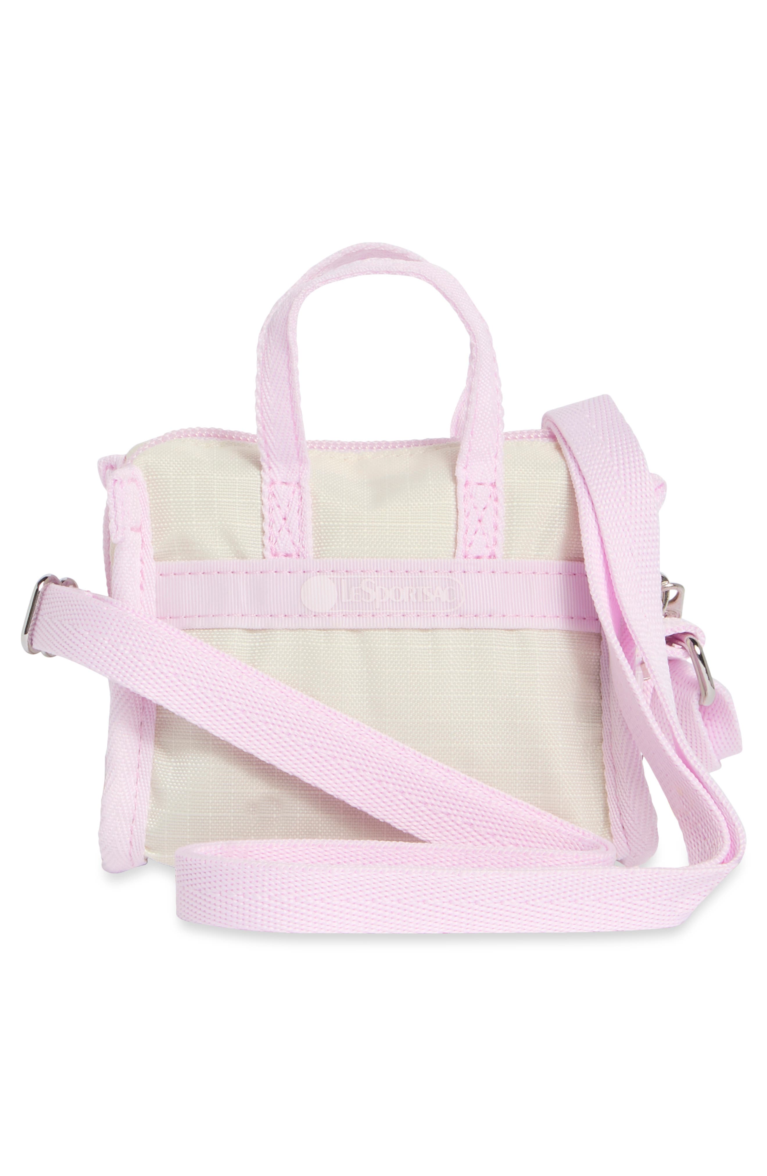 Micro Crossbody Bag, Alternate, color, MERINGUE/ PALE PINK