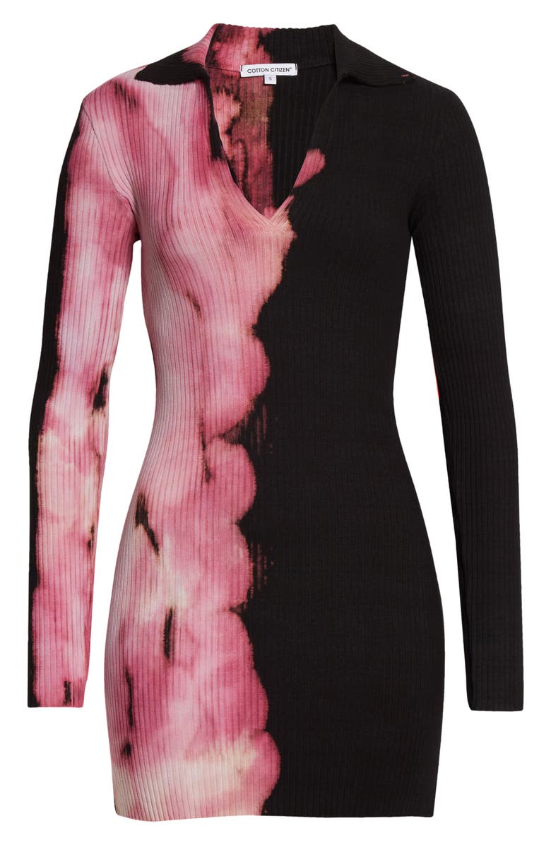 COTTON CITIZEN The Ibiza Long Sleeve Polo Dress, Alternate, color,