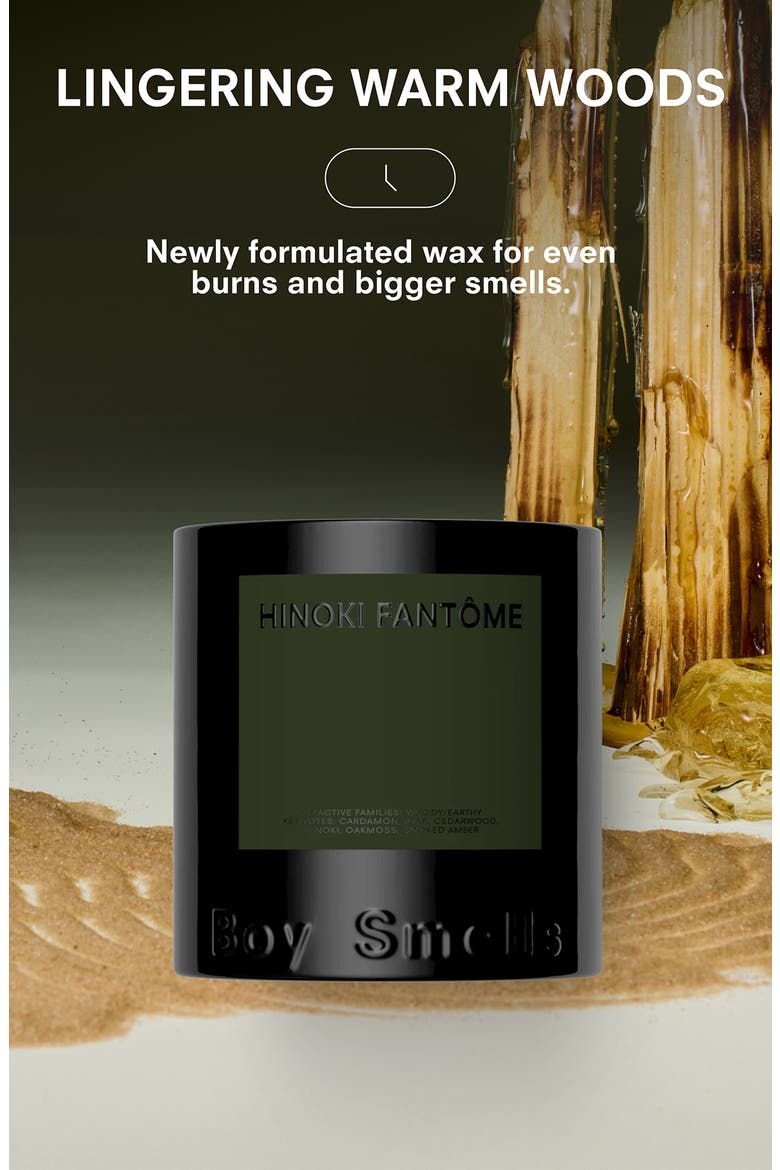 Hinoki Fantôme Candle, Alternate, color, NO COLOR