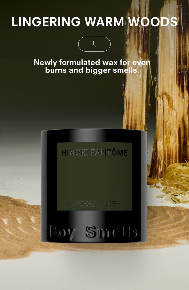 Boy Smells Hinoki Fantôme Candle, Alternate, color, 