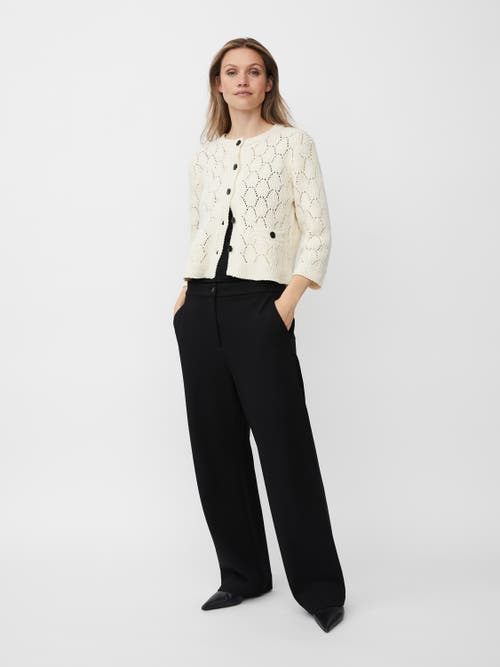 Masai Copenhagen Maplegia Wide Leg Tailored Pants In Black