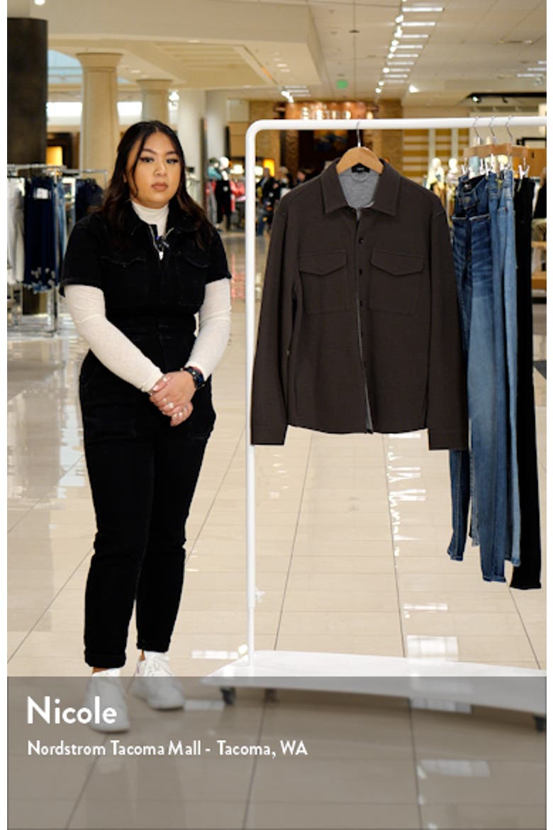 Cotton Blend Shirt Jacket video
