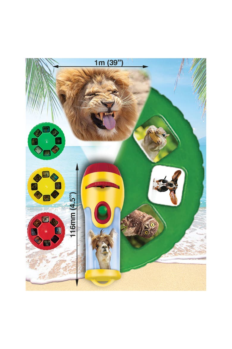 Funny Animals Torch and Projector, Alternate, color, Multicolored