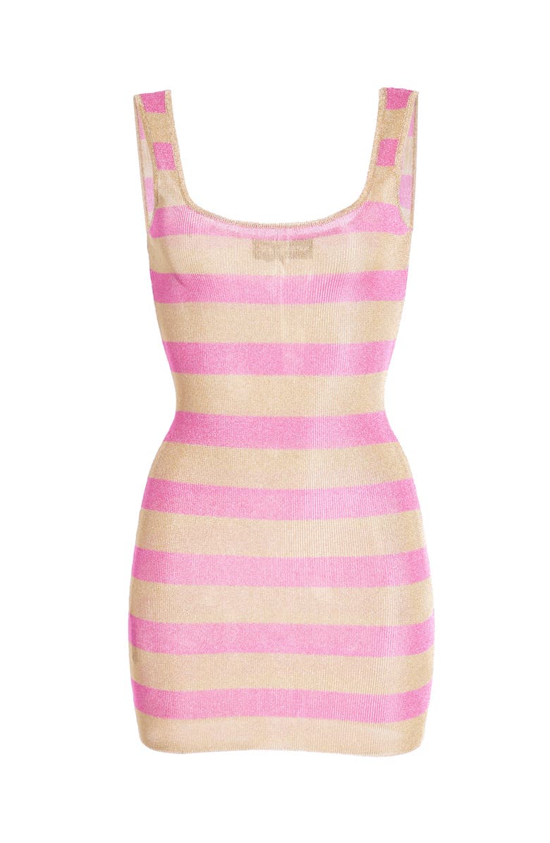 Benni Metallic Knit Mini Dress