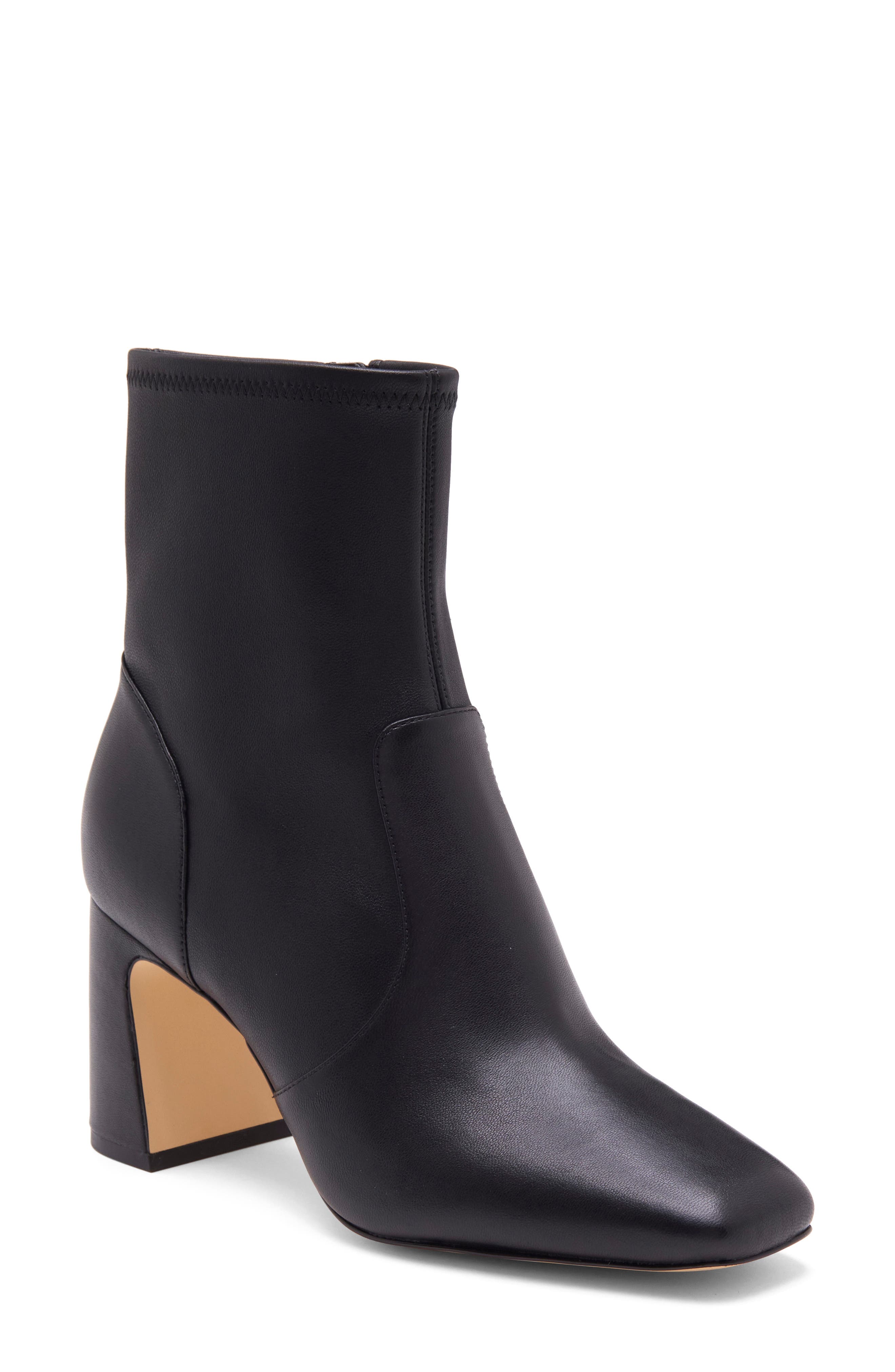 Simona Stretch Leather Bootie