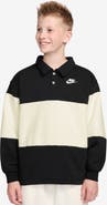 Nike Kids' Sportswear Club French Terry Rugby Shirt