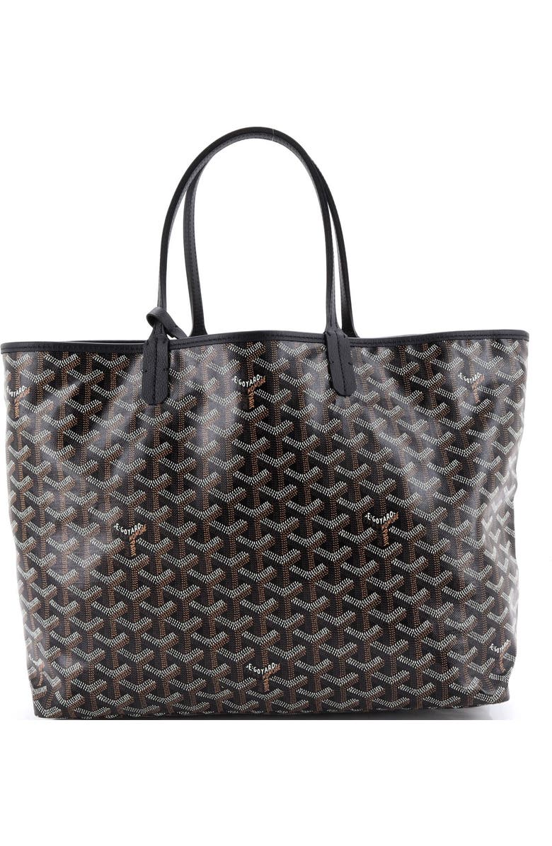 Pre-Owned Goyard Saint Louis Tote Coated Canvas PM, Alternate, color, Black