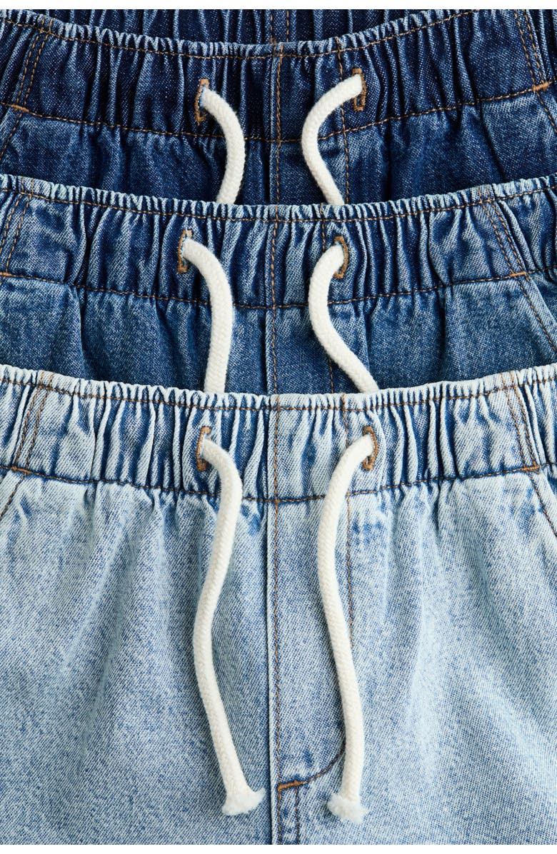 H&M 3-pack Denim Joggers, Alternate, color, Denim Blue