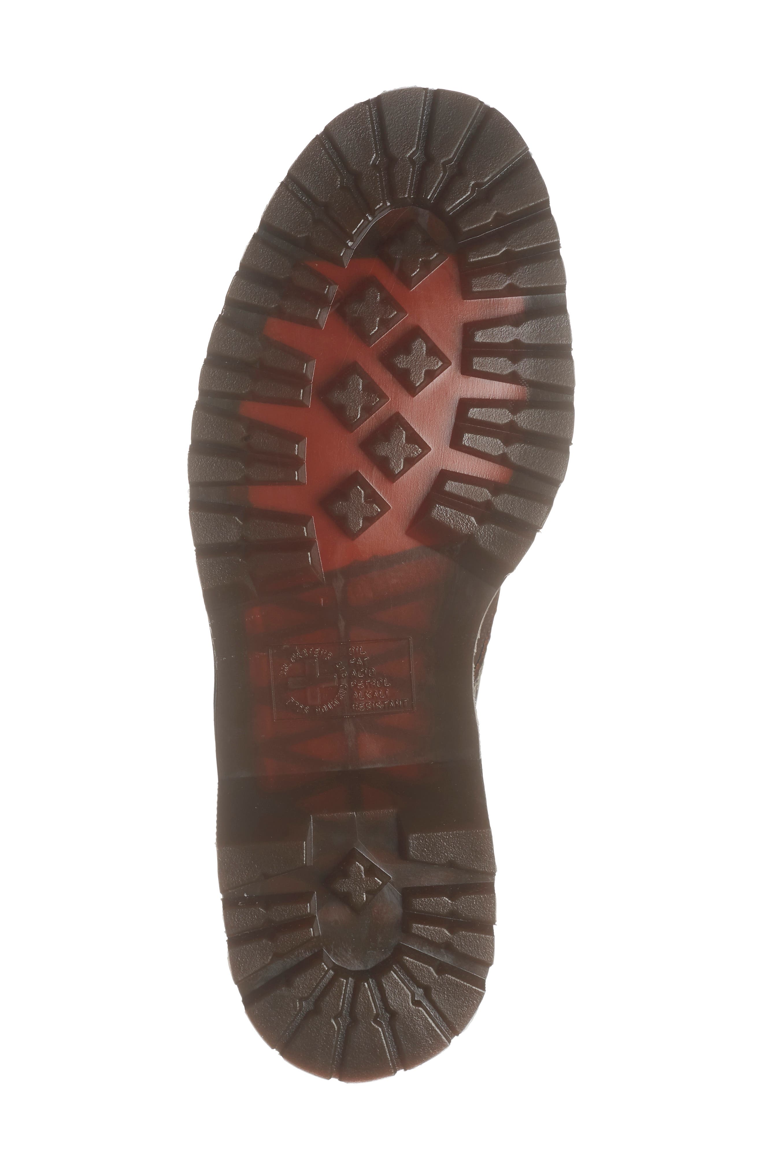 1460 Patchwork 8-Eye Boot, Alternate, color, BUTTERSCOTCH DARK BROWN