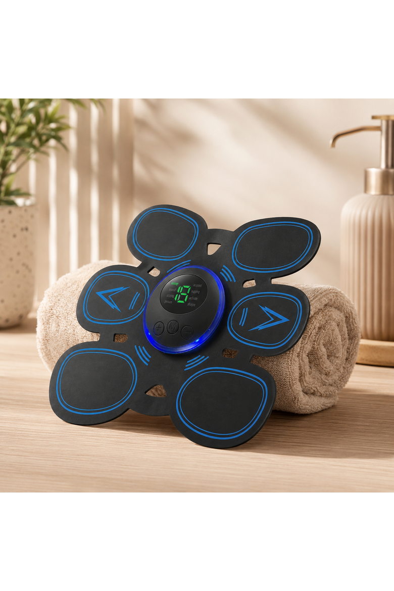 Abdominal Muscle Toner & Massager, Alternate, color, Black