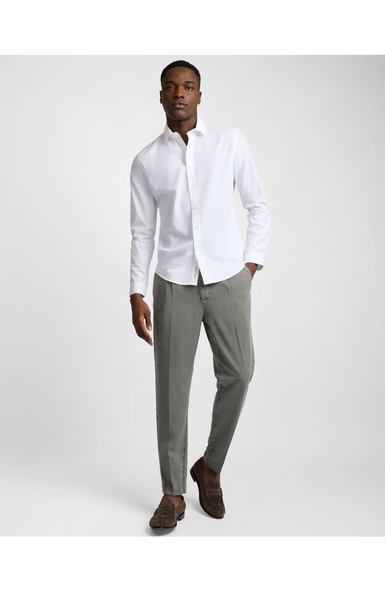 Onia Poplin Button Down Long Sleeve Shirt, Alternate, color, White