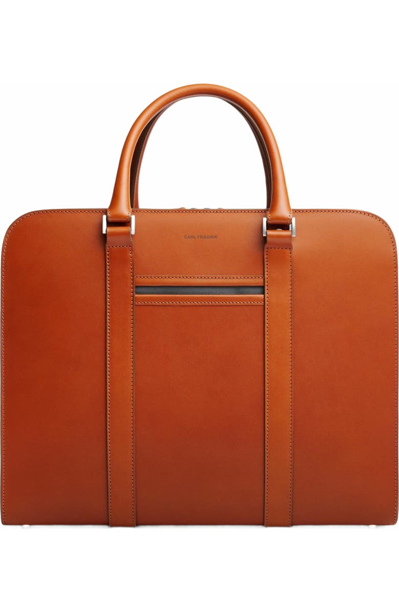 Carl Friedrik Palissy Double Briefcase, Main, color, Cognac