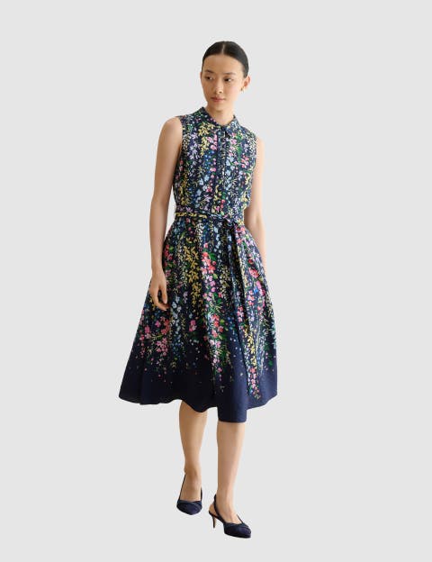 Alberta Floral Midi Shirt Dress