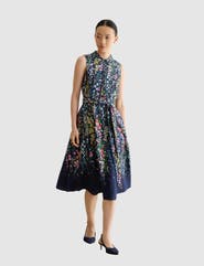 HOBBS LONDON Alberta Floral Midi Shirt Dress