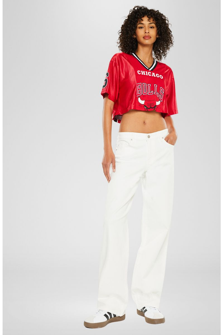 Penny Low Slung Baggy Jeans, Alternate, color, White
