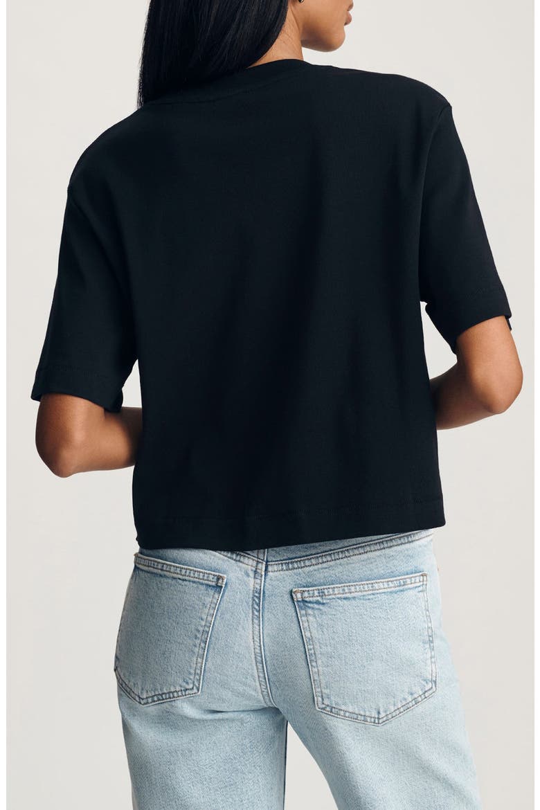 Riley Crewneck T-Shirt, Alternate, color, BLACK
