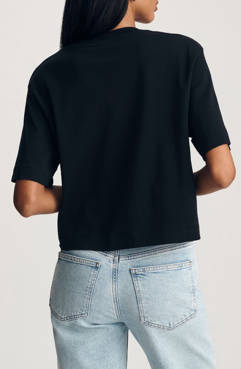 Mavi Jeans Riley Crewneck T-Shirt, Alternate, color, Black