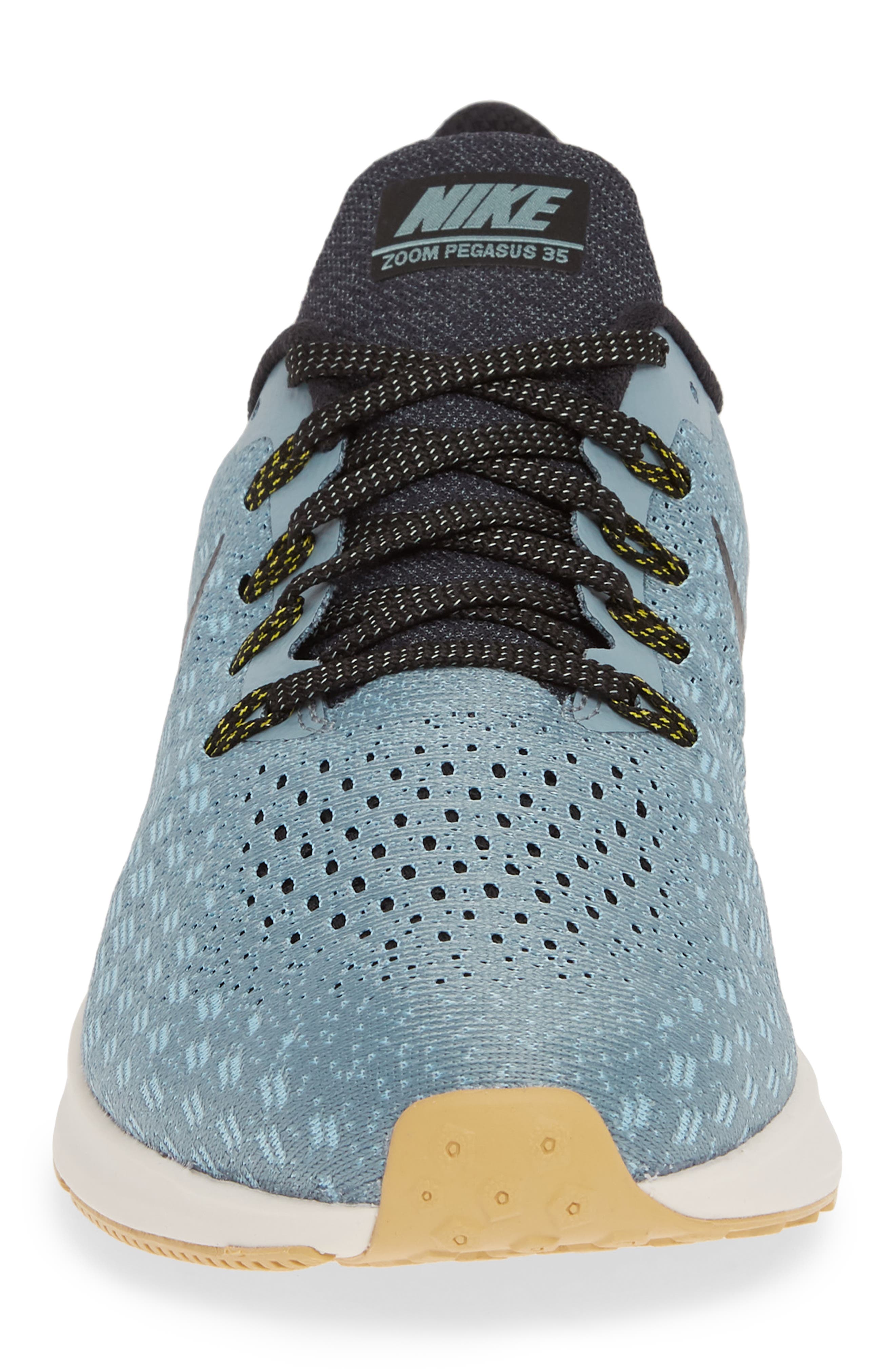 Air Zoom Pegasus 35 Running Shoe, Alternate, color, AVIATOR GREY/ BLACK/ BLUE FURY