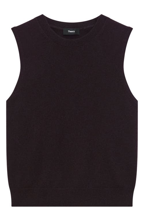 Theory Cashmere Sleeveless Sweater In Brown