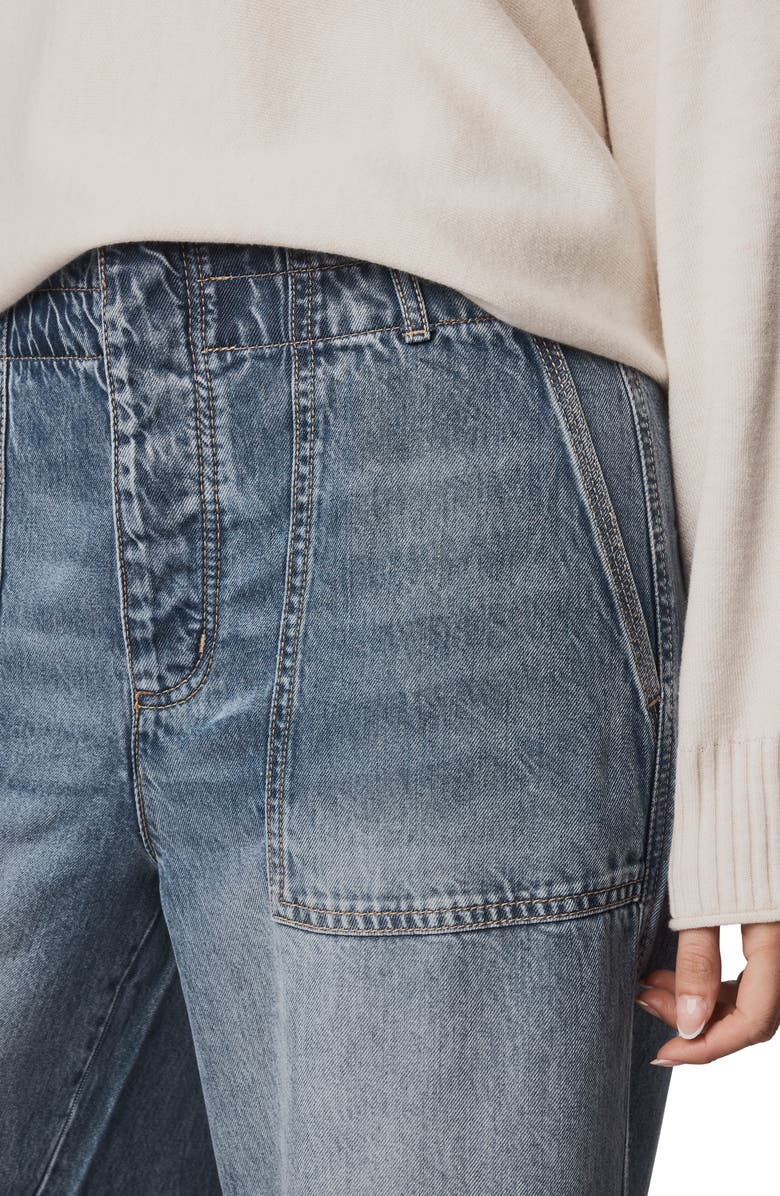 Splendid Chloe Crop Wide Leg Jeans, Alternate, color, Indigo