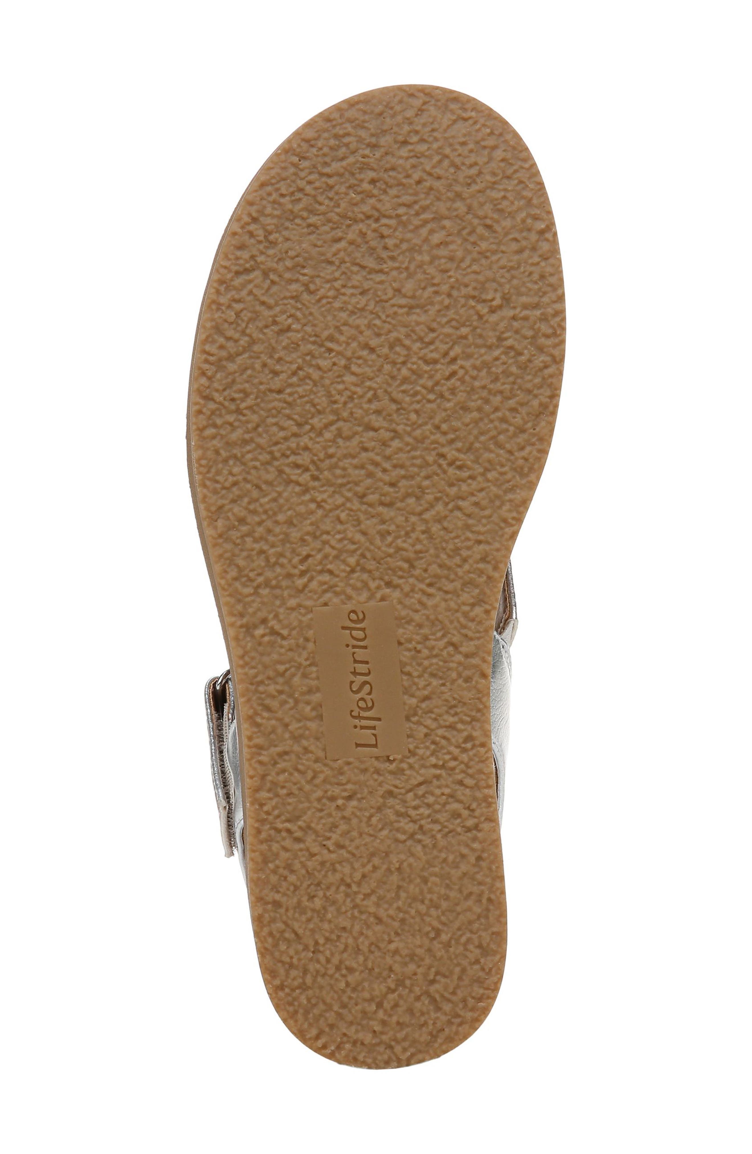 LifeStride Waverly Strappy Sandal, Alternate, color, Silver