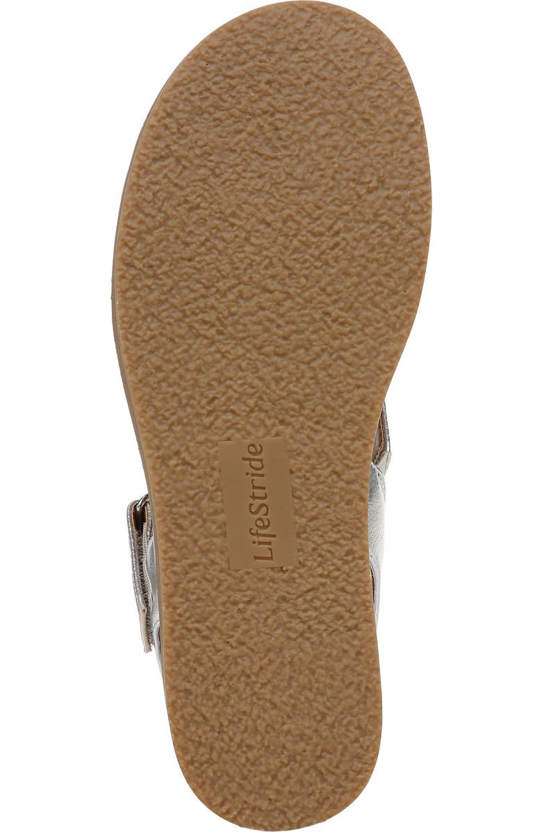 LifeStride Waverly Strappy Sandal, Alternate, color, Silver