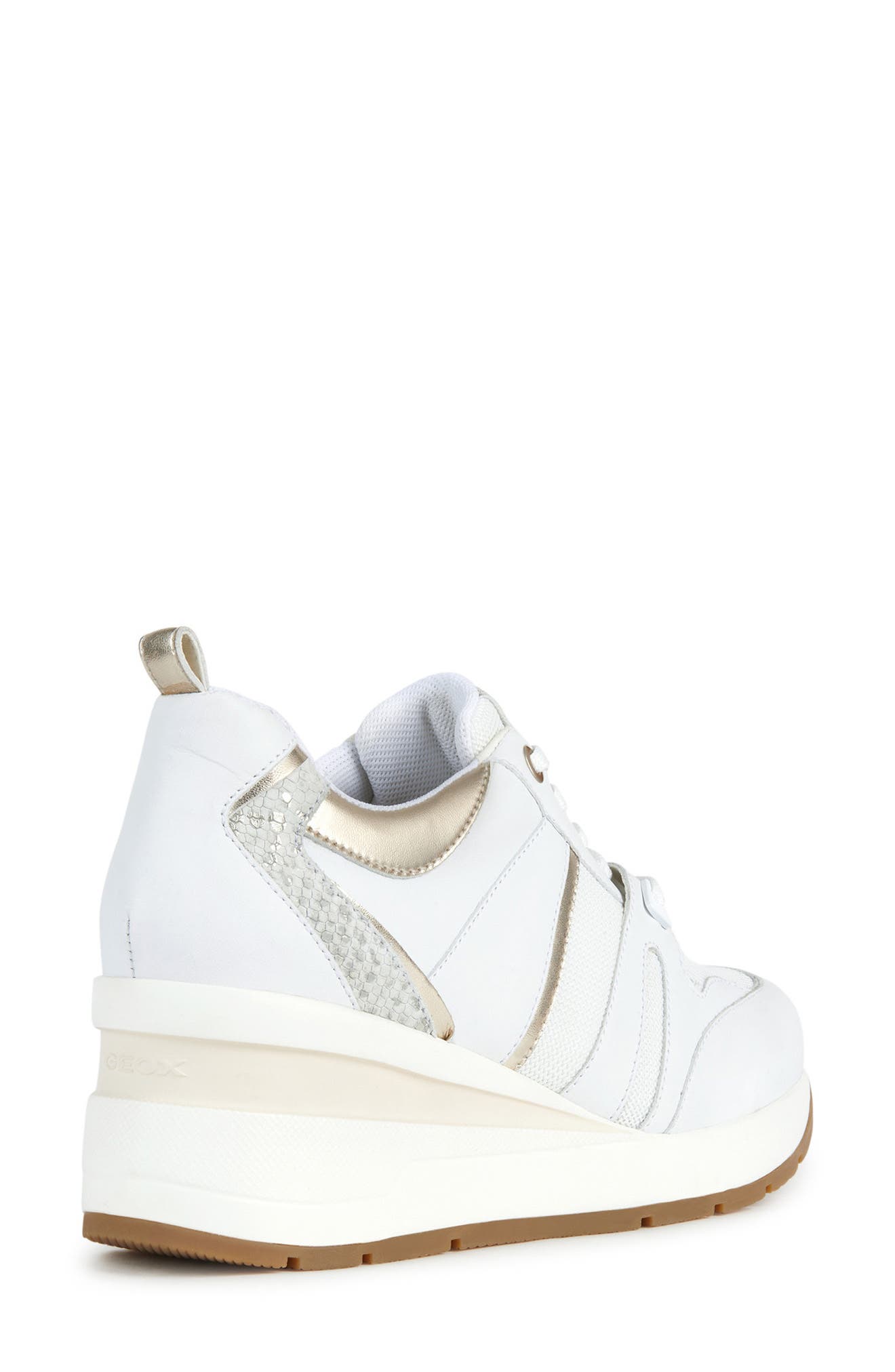 Geox Zosma Wedge Sneaker, Alternate, color, 