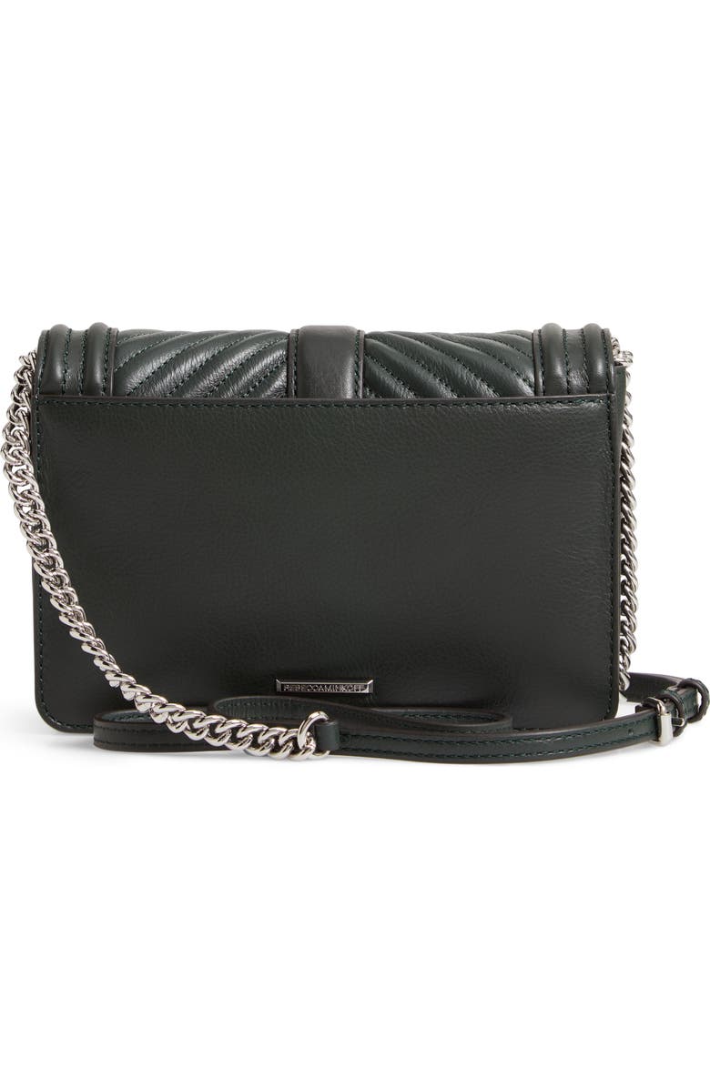 Rebecca Minkoff Small Love Leather Crossbody Bag, Alternate, color, Pine