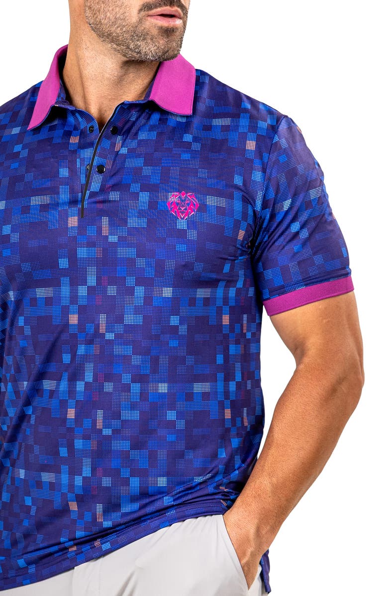 Maceoo Martyr0015 Print Golf Polo, Alternate, color, 
