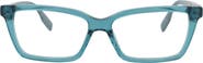 McQueen 53mm Rectangular Optical Glasses